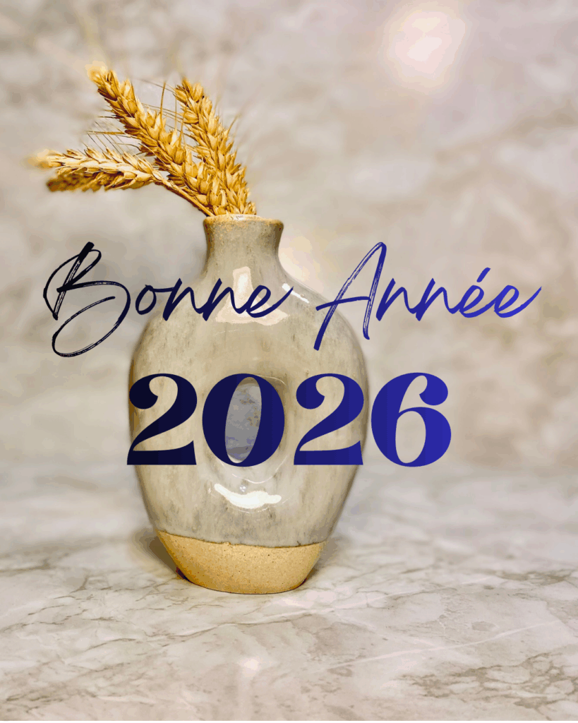 Bonne année 2026 Atelier Le rouge Gorge Chartes